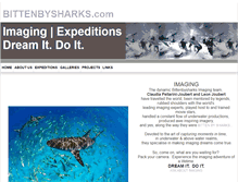 Tablet Screenshot of bittenbysharks.com